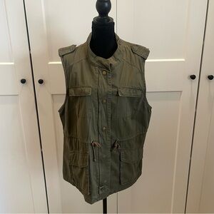 Per Se Khaki Green Vest
